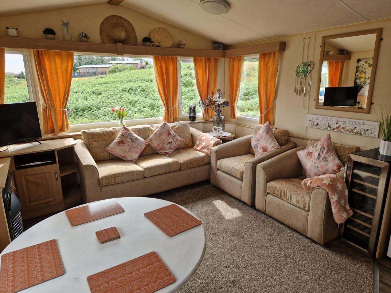 Lochview Retreat Caravan Balminnoch Exterior photo